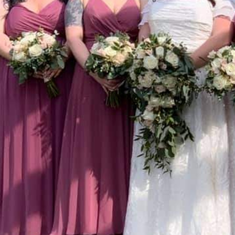Size 8 bridesmaid dress chianti